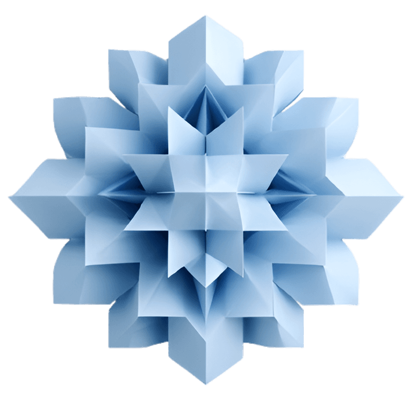 Decorative geometric shape